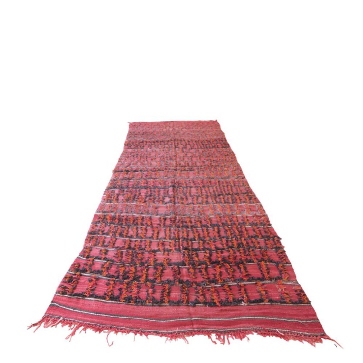 Marokkaner Berber Kilim Teppich reines Woll 175 x 467 cm
