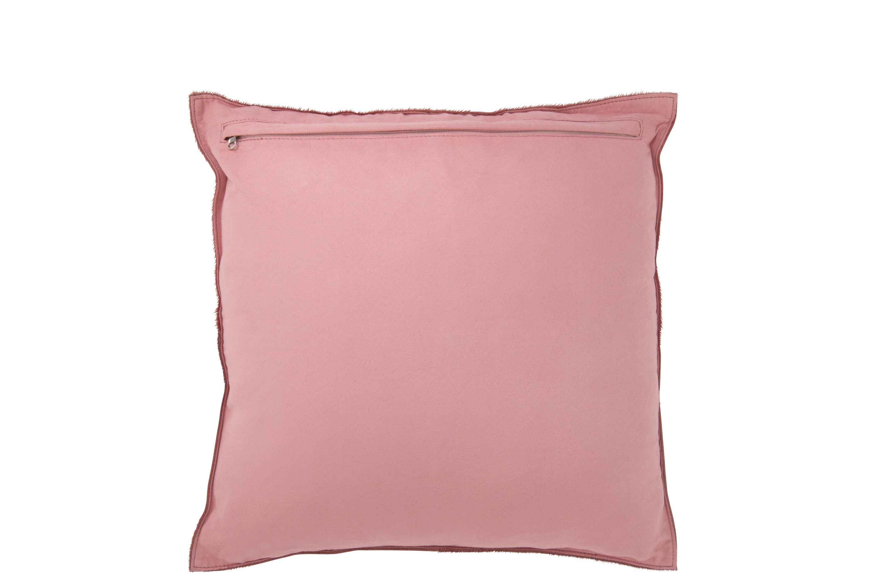 Premium 2er Set Kissen aus Rindsleder in Rot