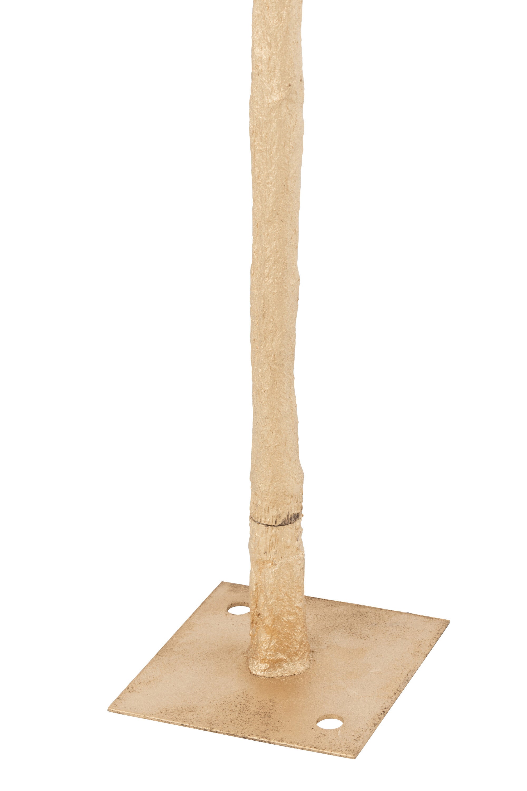 Eleganter Baum mit Palmblättern aus Stahl in Gold – Perfekte Dekoration für Ihr Zuhause, Büro, Geschäft und mehr