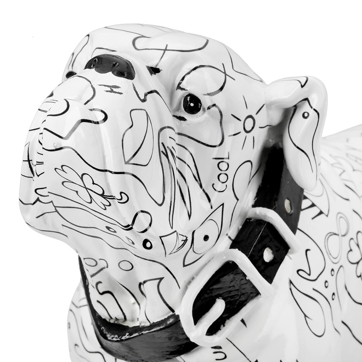 Leonardo Modern Art Bulldogge Dekofigur aus Kunstharz