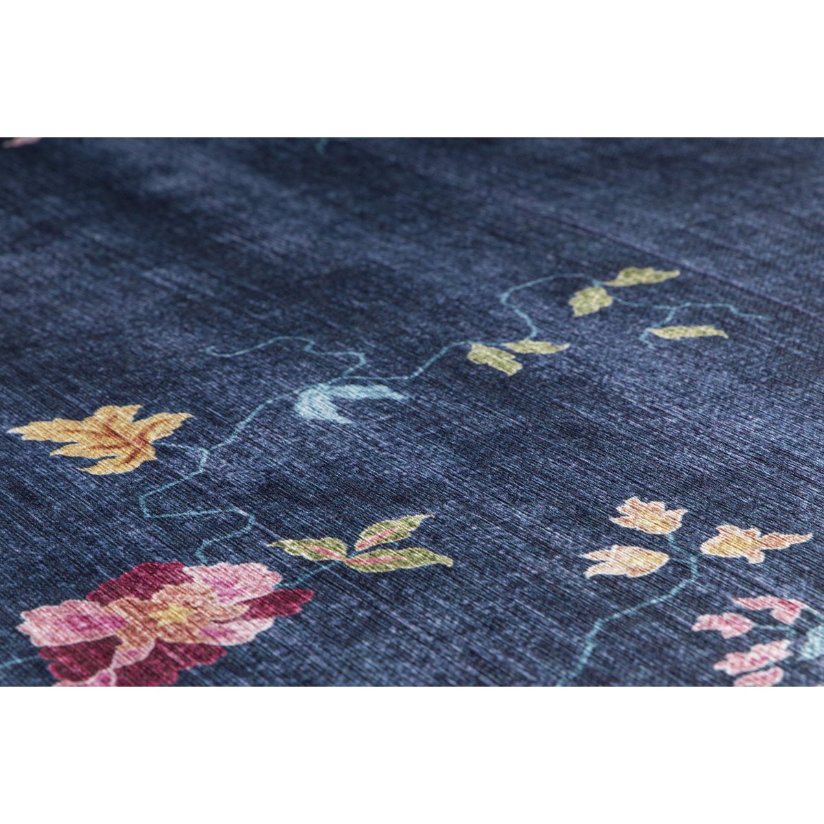 Polyester Teppich in strukturierter Samteffekt Hortense