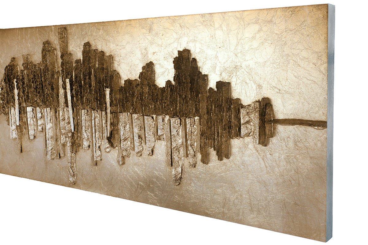 Bild Altinoh Holz Kunstharz champagnerfarben goldfarben