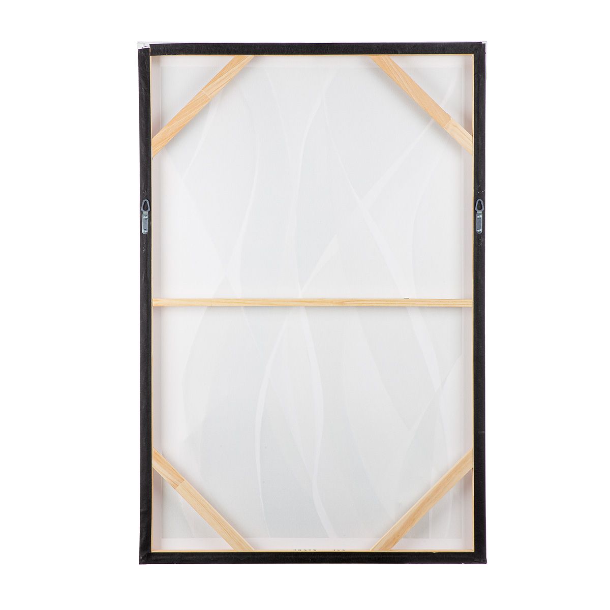 Abstraktes Wandbild in Grün- und Cremetönen auf Leinwand