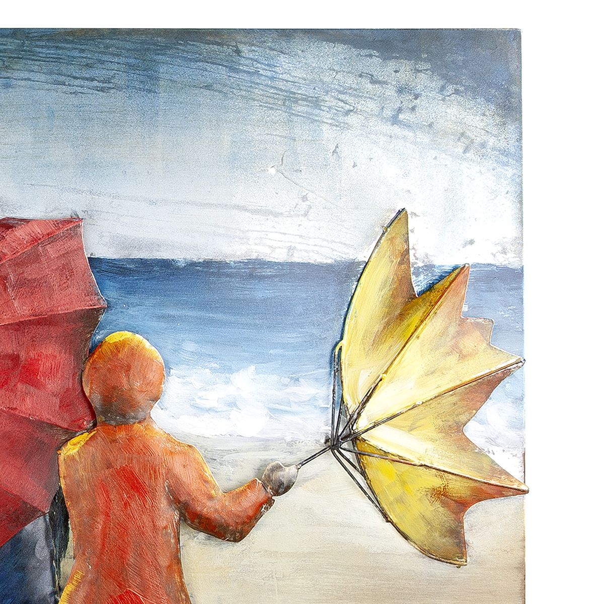 Wandbild Colorful Breeze Metall Mehrfarbig 120x80cm