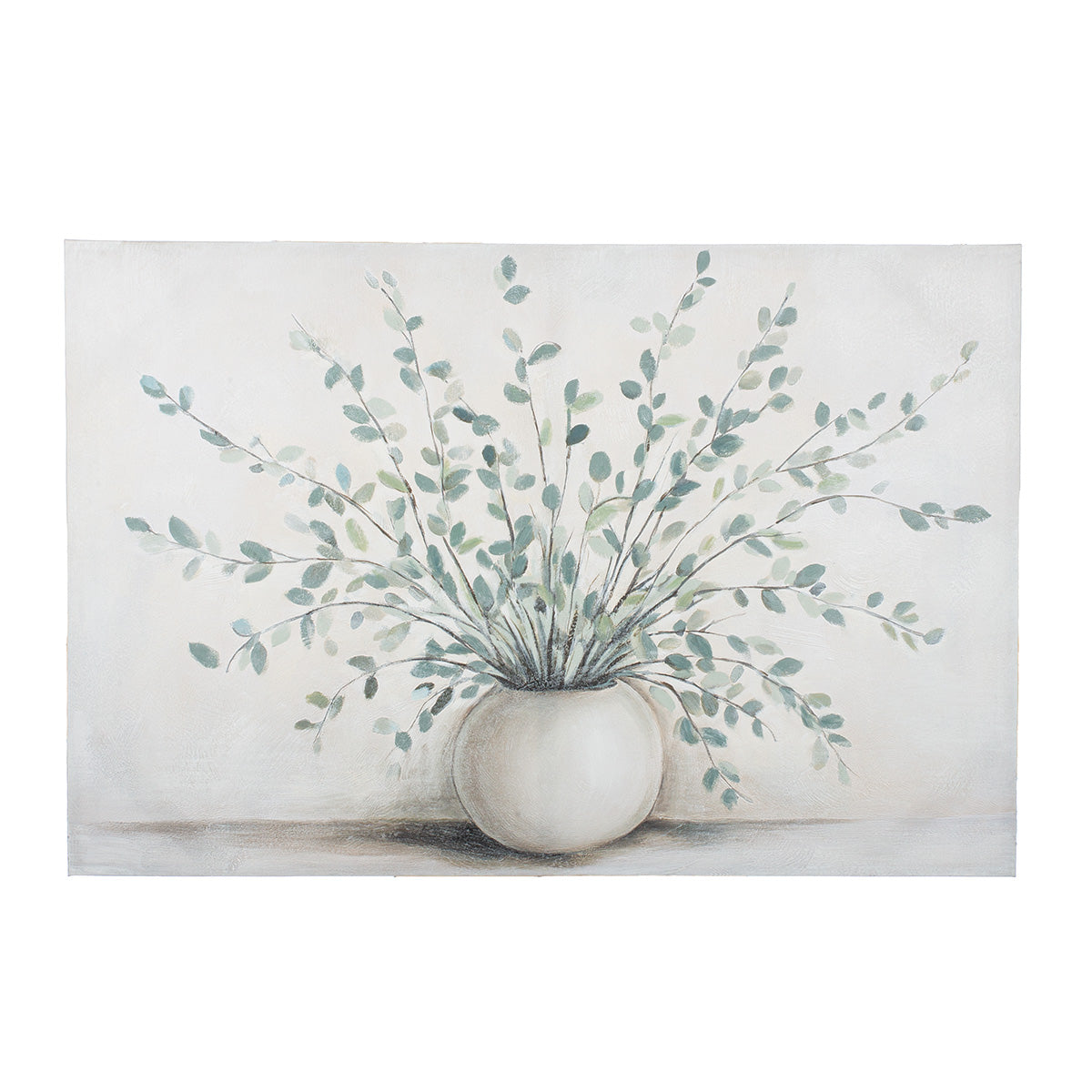 Bild Vase mit Eukalyptus 120x80cm