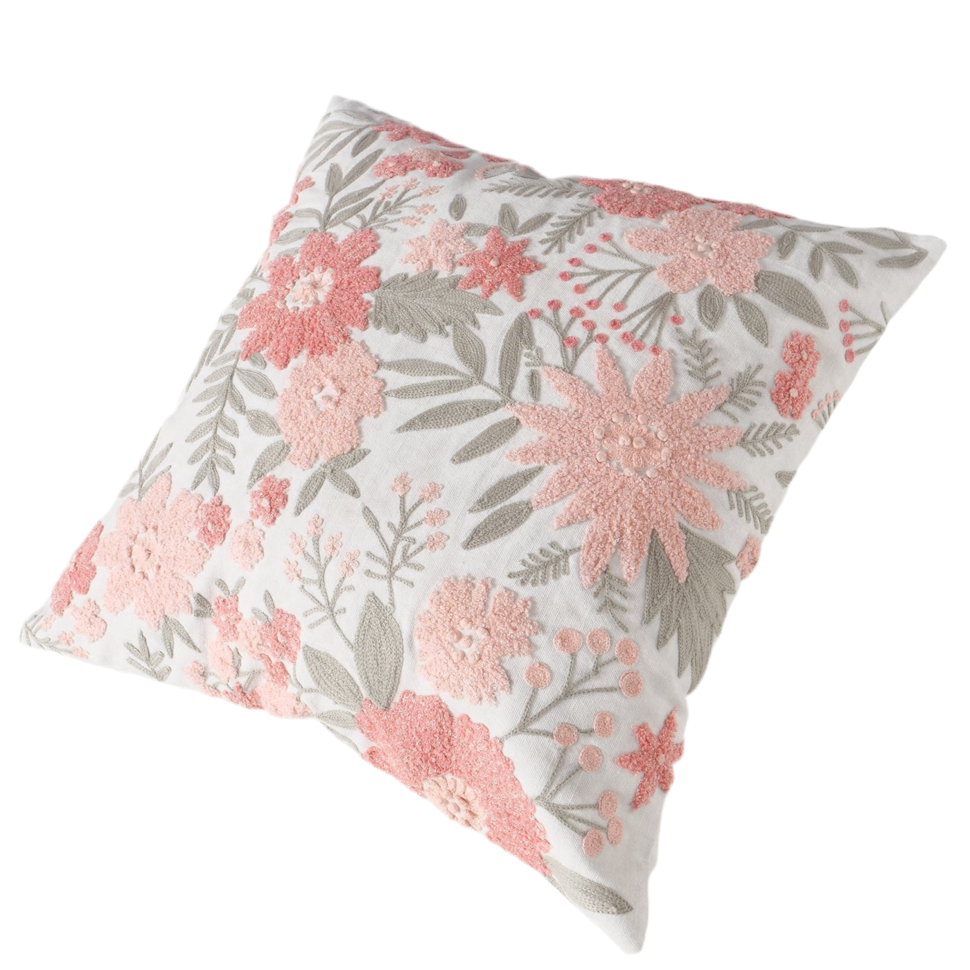Kissen Florencia Floral Handgefertigt 45x45 cm – Romantisches Design