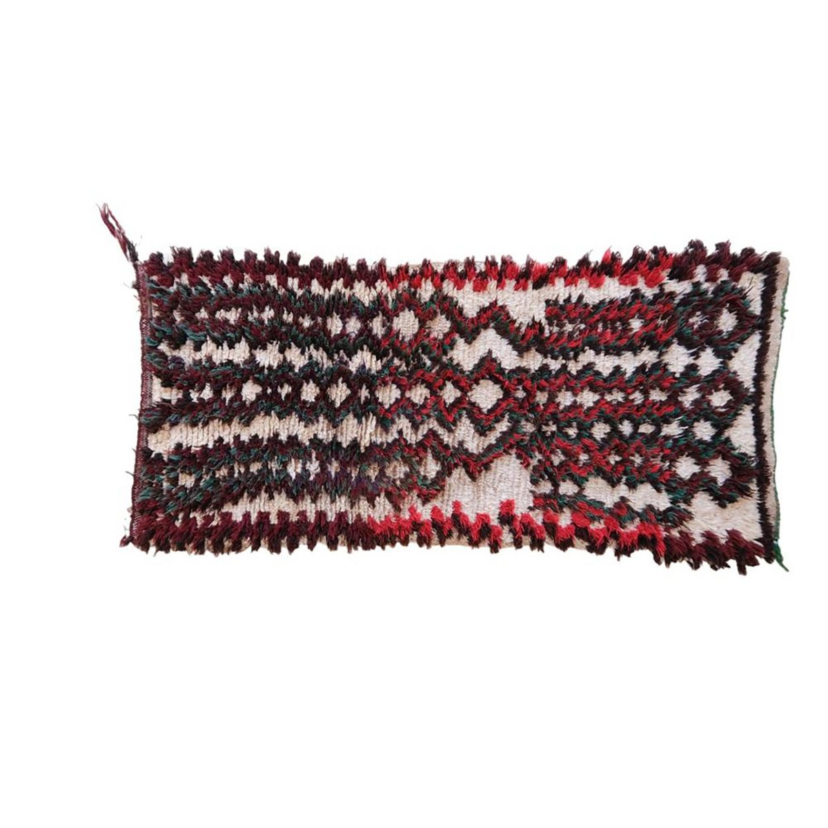 Marokkaner Berber Teppich reine Wolle 74 x 164 cm