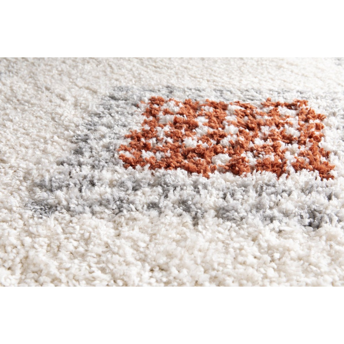 Weicher und weicher zotteliger Teppich mit langen Haaren Tessera