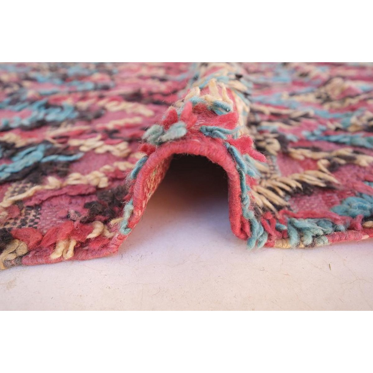 Marokkaner Berber Kilim reiner Wolle 144 x 240 cm Teppich