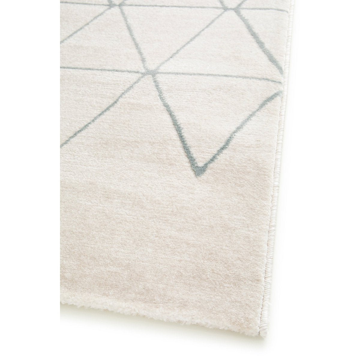 Geometrischer Teppich mit Ras in Samt -Isozele -Polypropylen