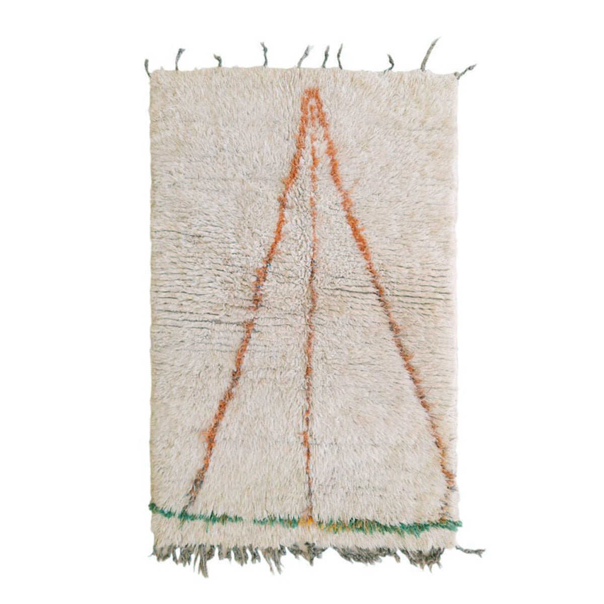 Marokkanischer Berber Teppich reine Wolle 133 x 182 cm