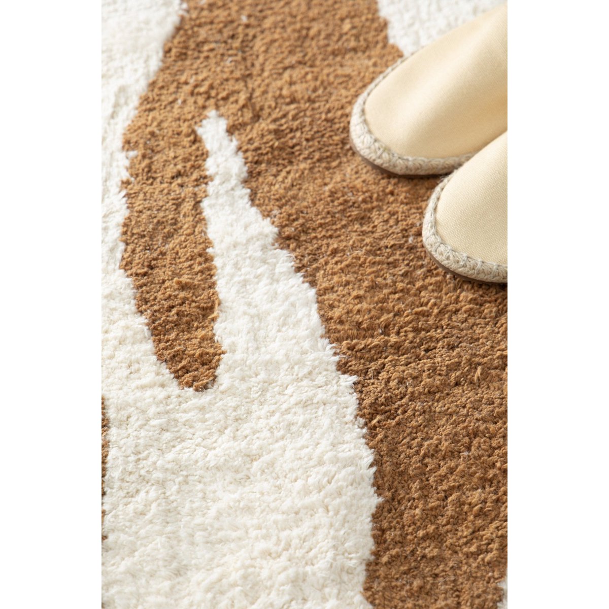 Zebra bedruckte Baumwollteppich -Safari -Kitz