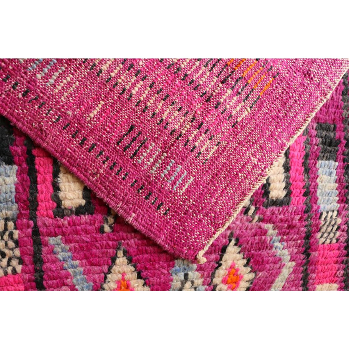 Marokkaner Berberkorridor Teppich reines Woll 77 x 514 cm