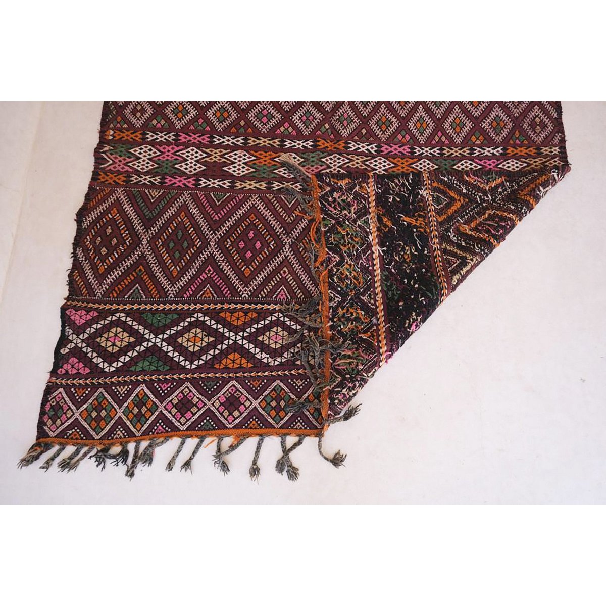 Marokkaanse Berber Kelim tapijt van zuivere wol 190 x 311 cm