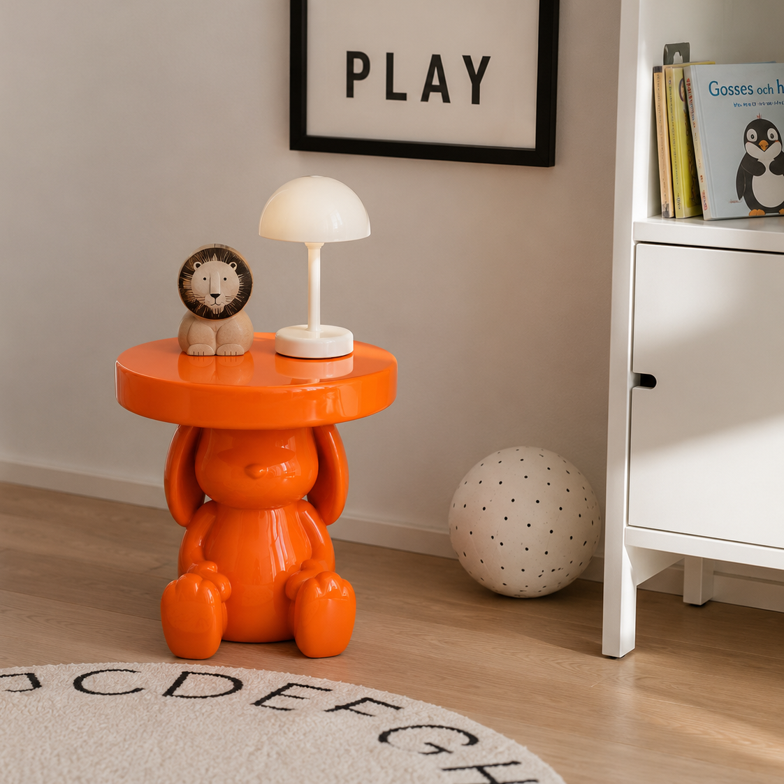 Beistelltisch Bruno Orange