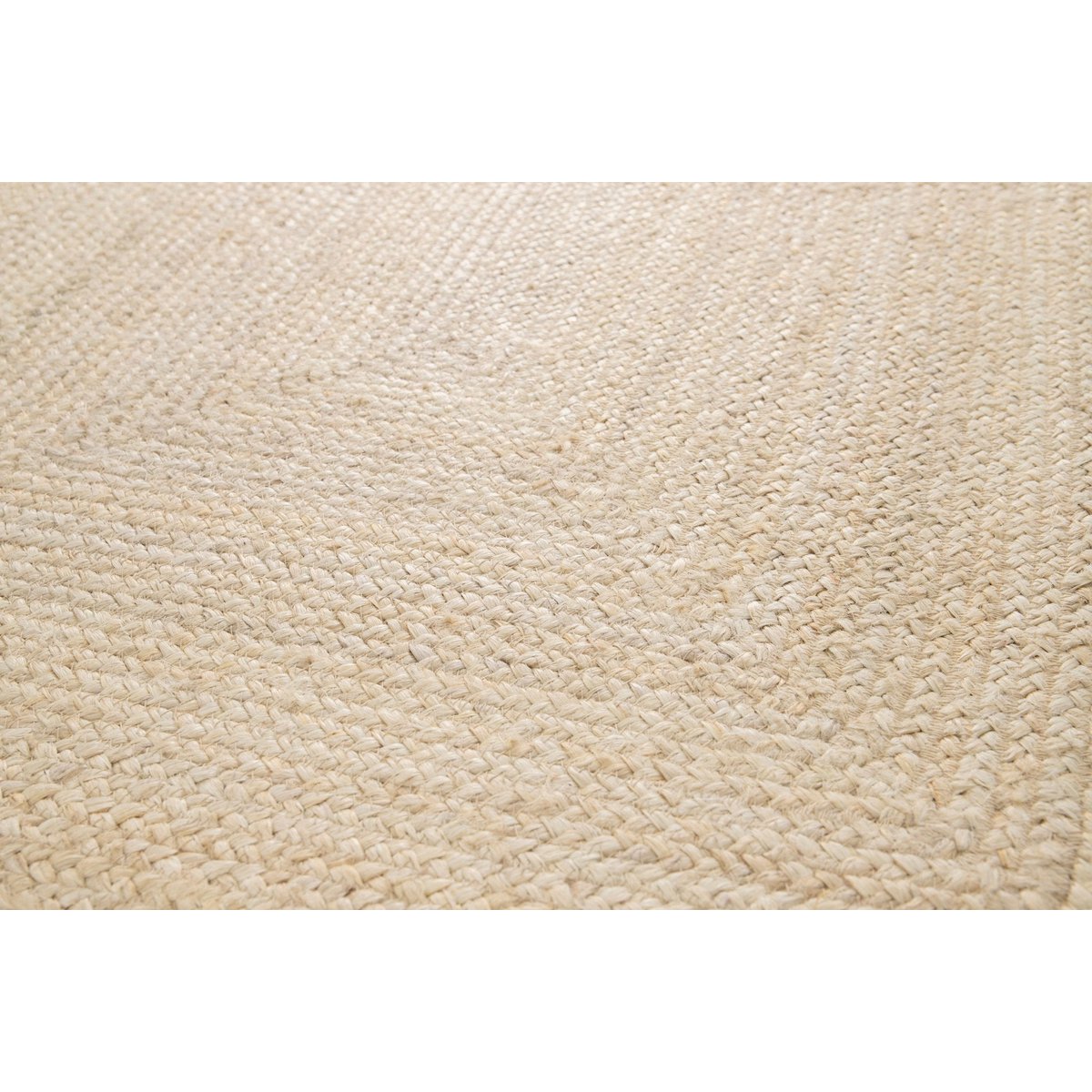 Indira handgefertigter geflochtener Jute -Teppich