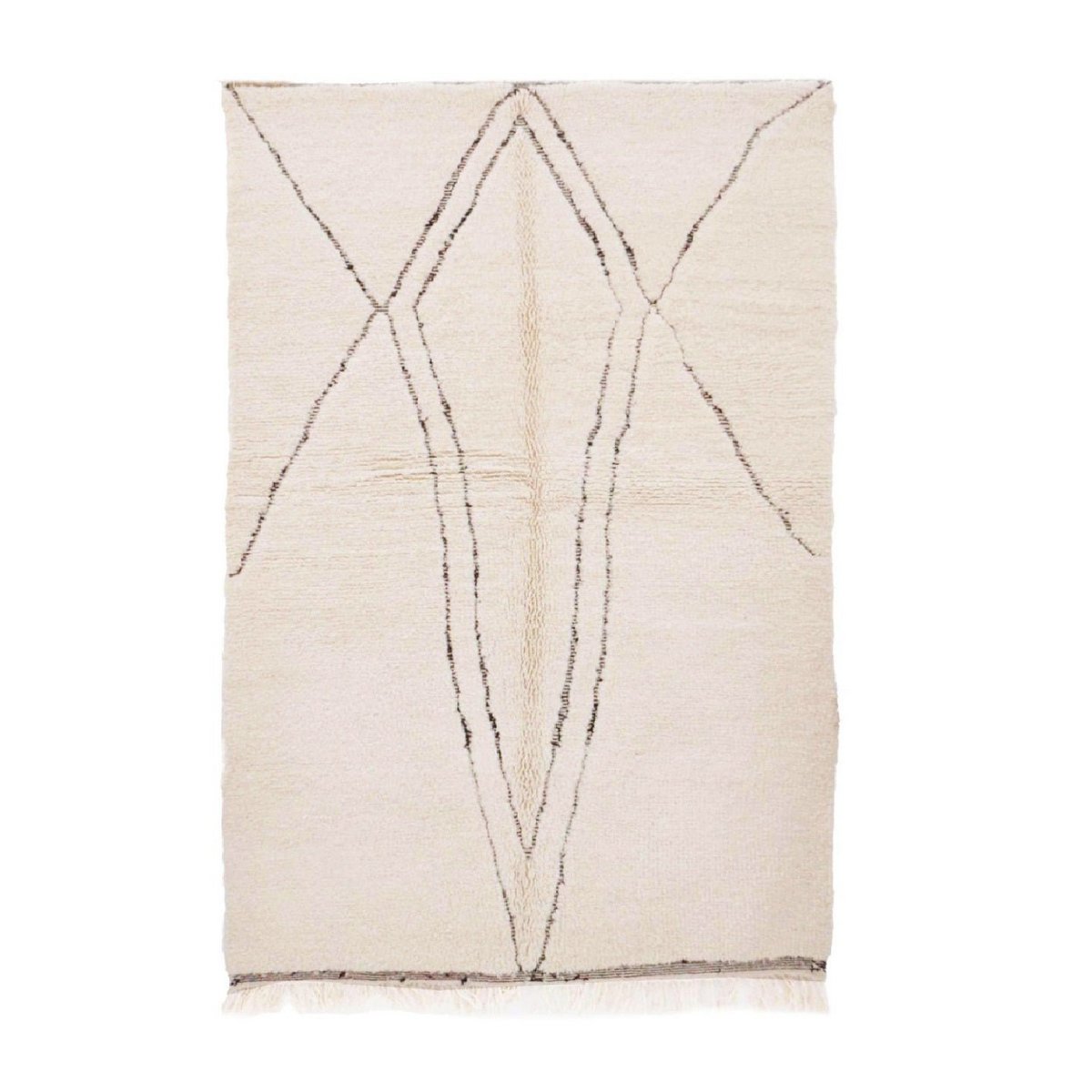 Marokkaner Berber Teppich reine Wolle 157 x 243 cm