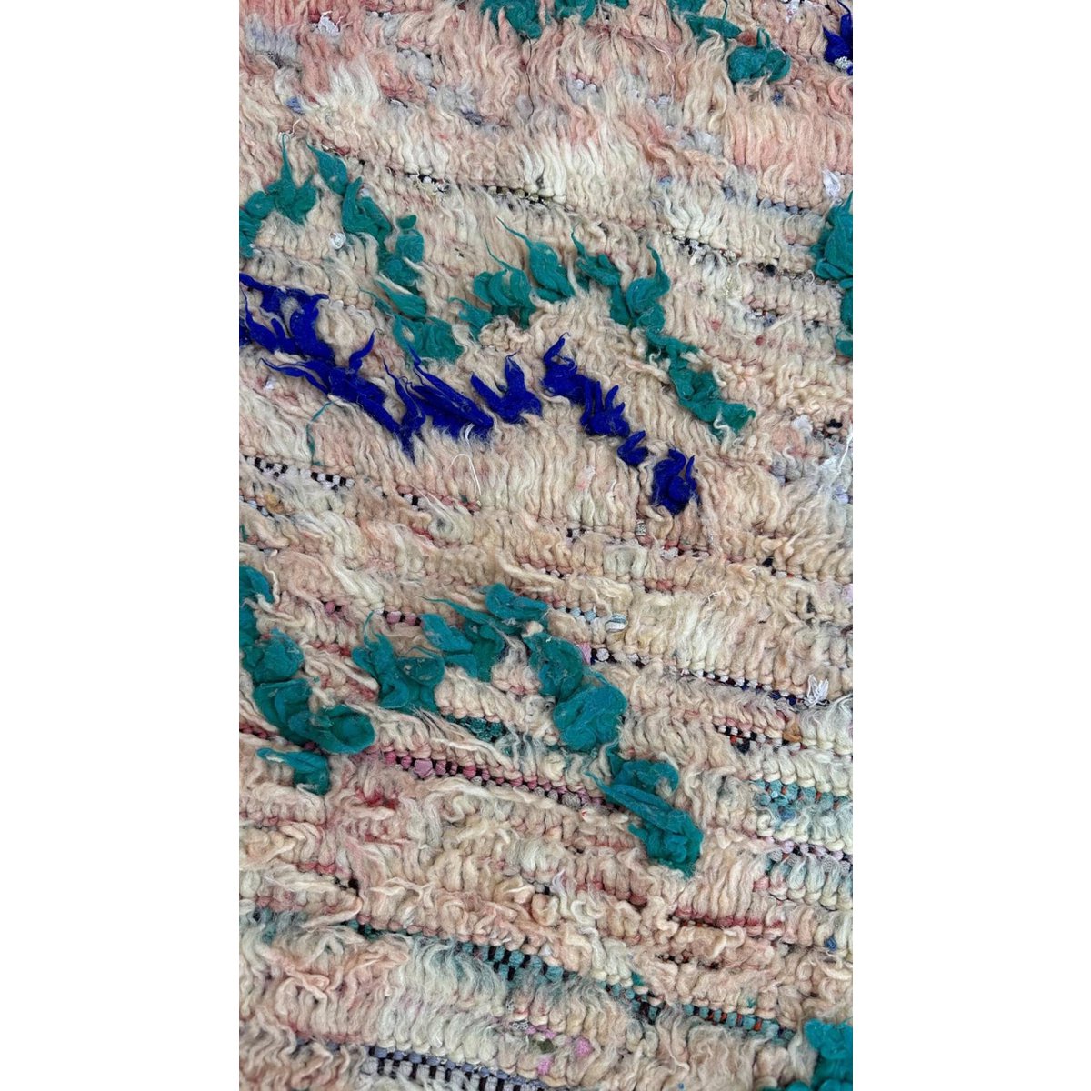 Marokkaans Berber tapijt van zuivere wol 115 x 239 cm