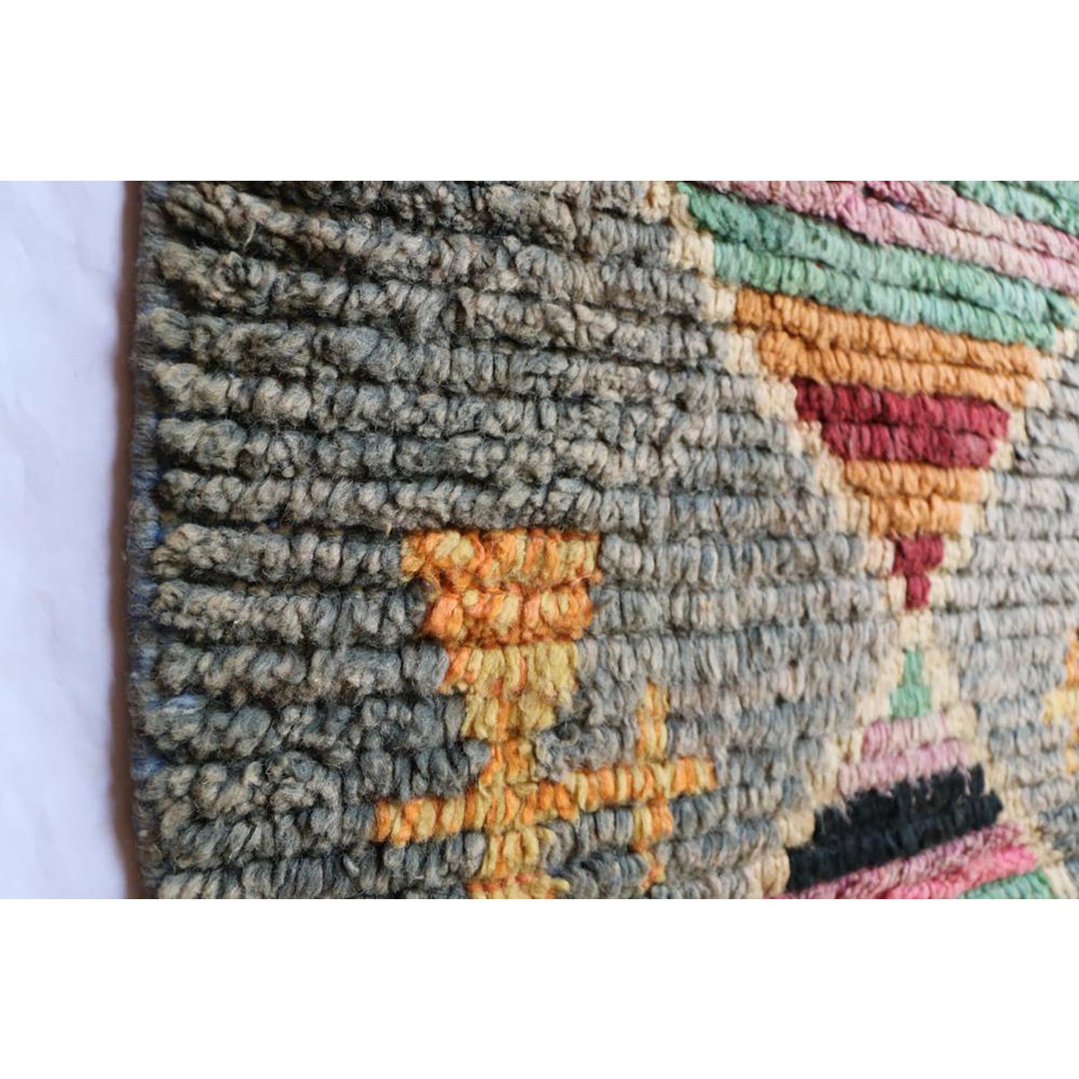 Berber Wolle reiner Spurteppich 74 x 351 cm