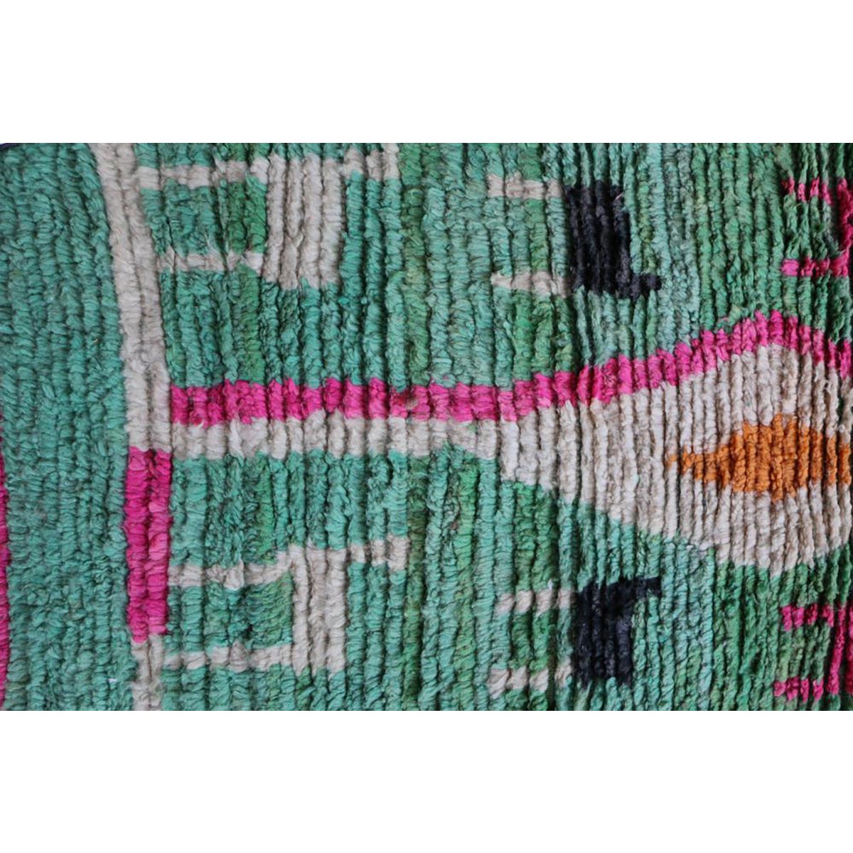 Marokkaner Berberkorridor Teppich reines Woll 67 x 360 cm