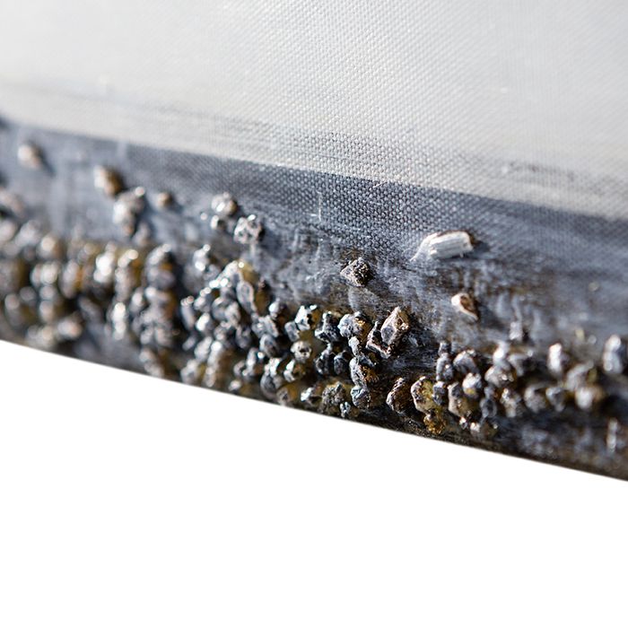 Handgefertigtes 3D Bild Train ZUG auf Leinwand – Elegante Aluminium Applikationen, 180x80cm