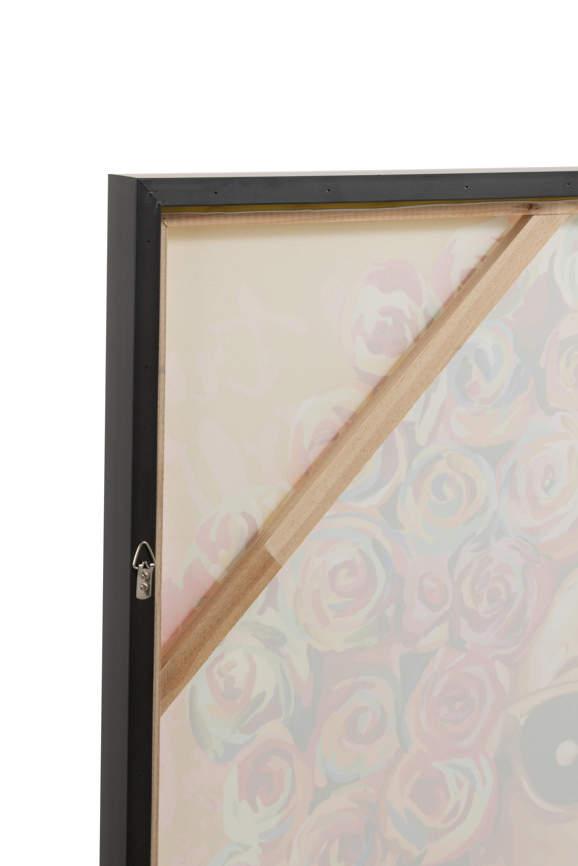 Lebendige Graffiti Frau mit Lippenstift - Handbemalte Leinwand Wanddekoration in vielfältigen Farben 100x100cm