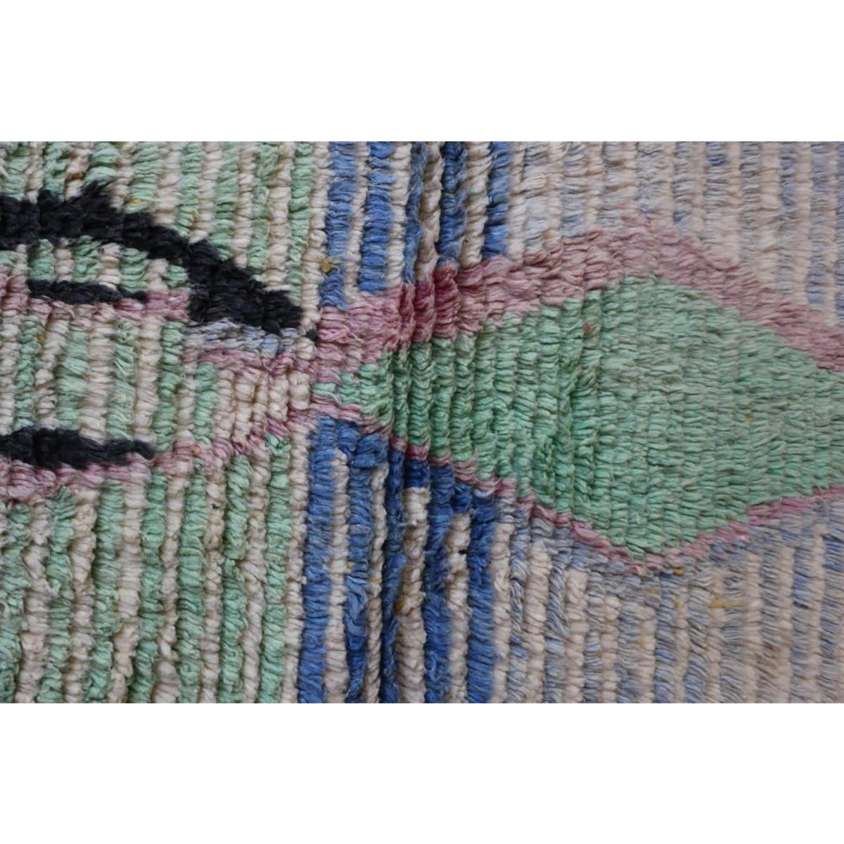 Berber Wolle reiner Spurteppich 70 x 301 cm