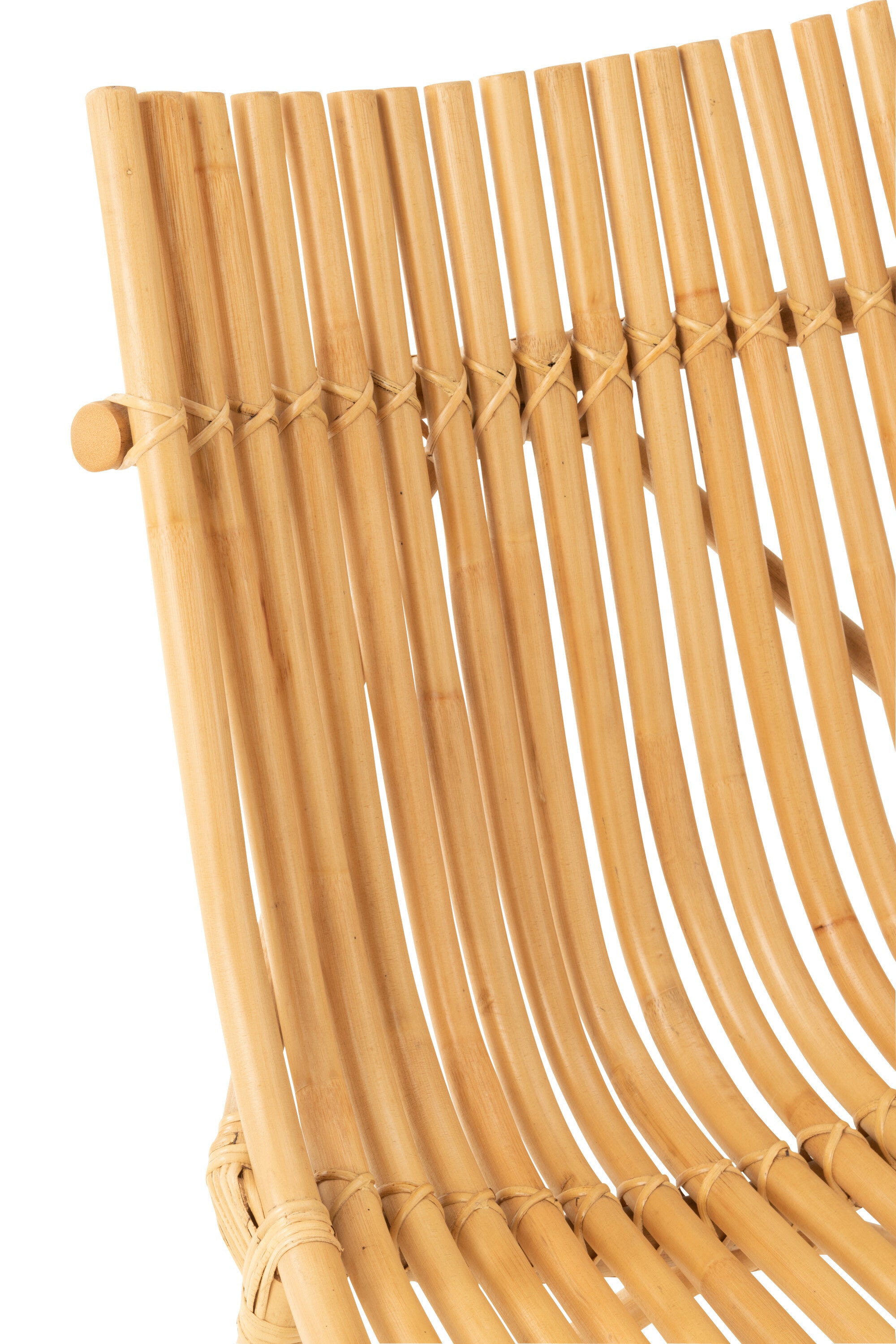 Exquisiter Rattan-Stuhl in Schwarz oder Naturell Handgefertigte Eleganz trifft komfortables Design