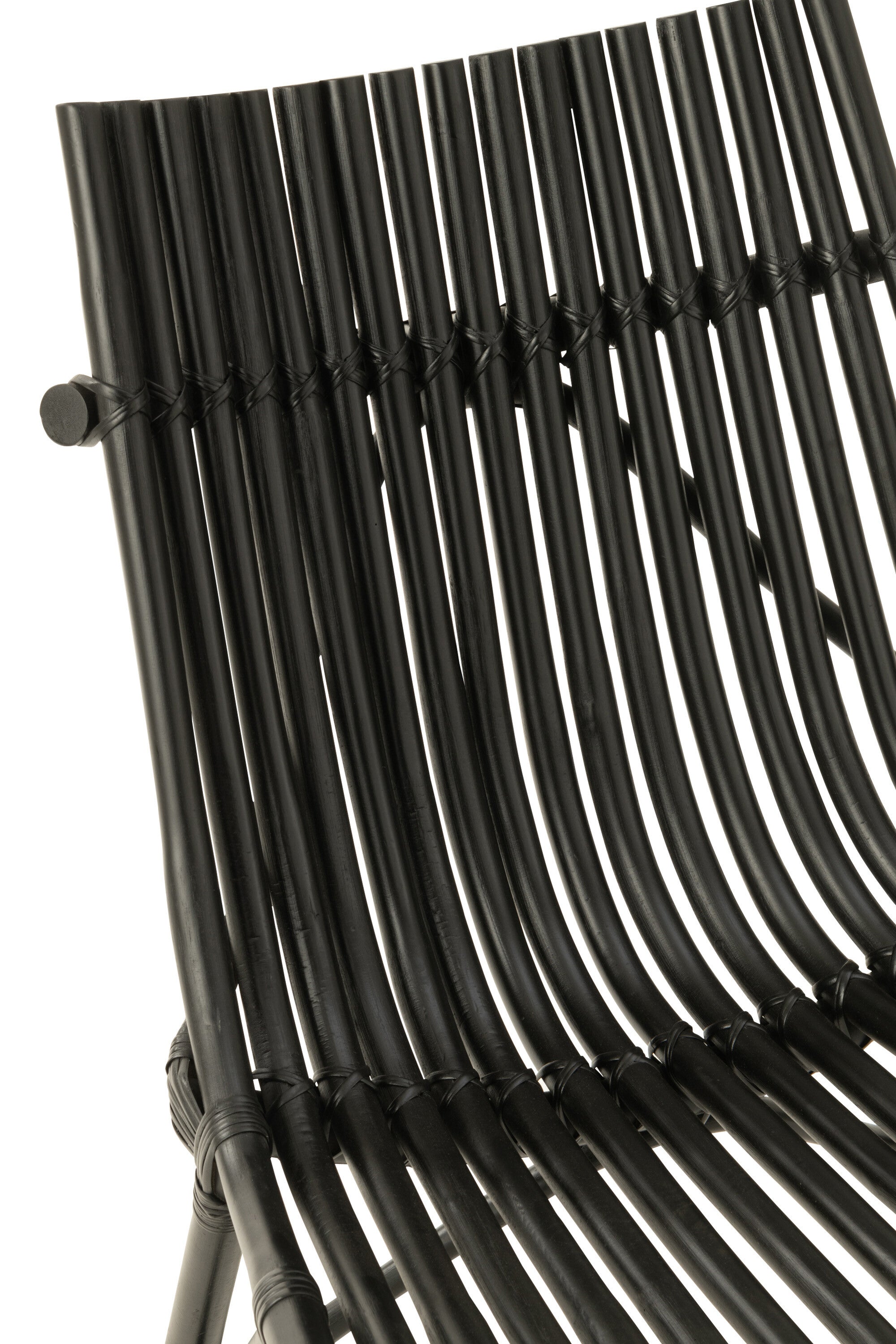 Exquisiter Rattan-Stuhl in Schwarz oder Naturell Handgefertigte Eleganz trifft komfortables Design