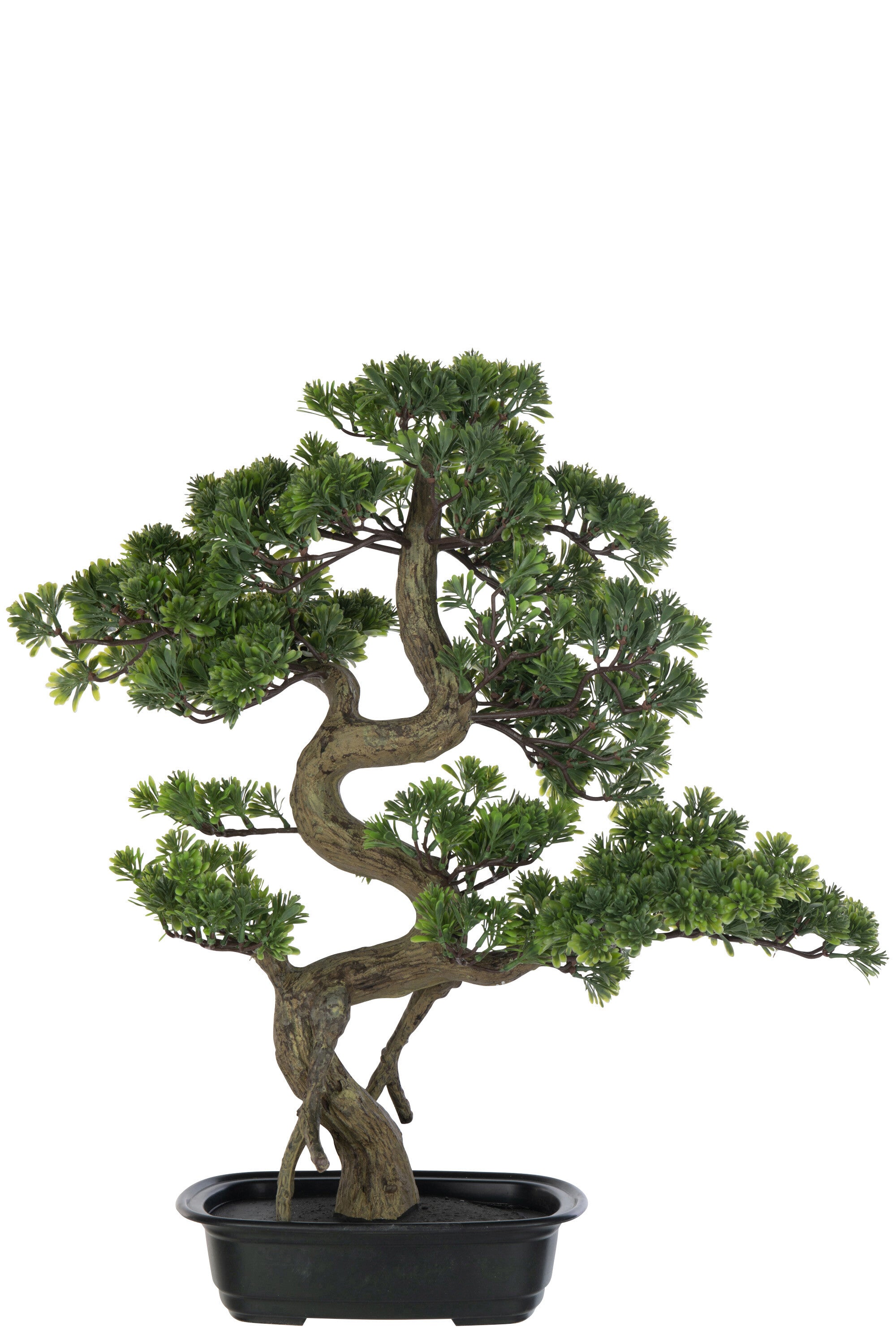kunstpflanze bonsai groß Künstlicher Podocarpus Bonsai – Naturgetreue Grünpflanze für Heim- und