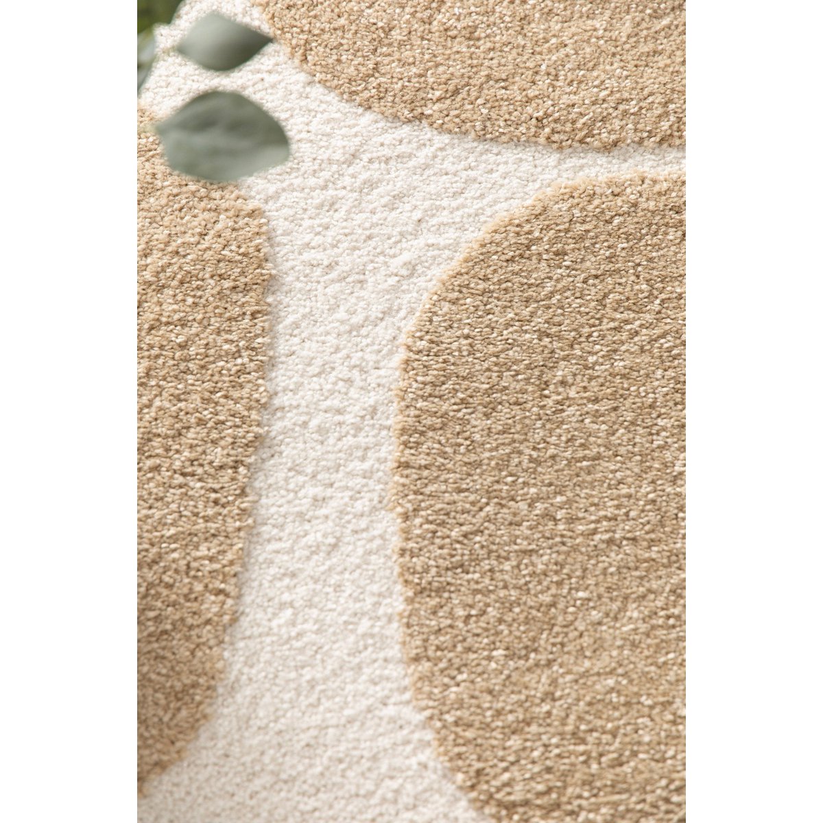 Weicher Teppich mit 3D -Erleichterung Blüte Relief