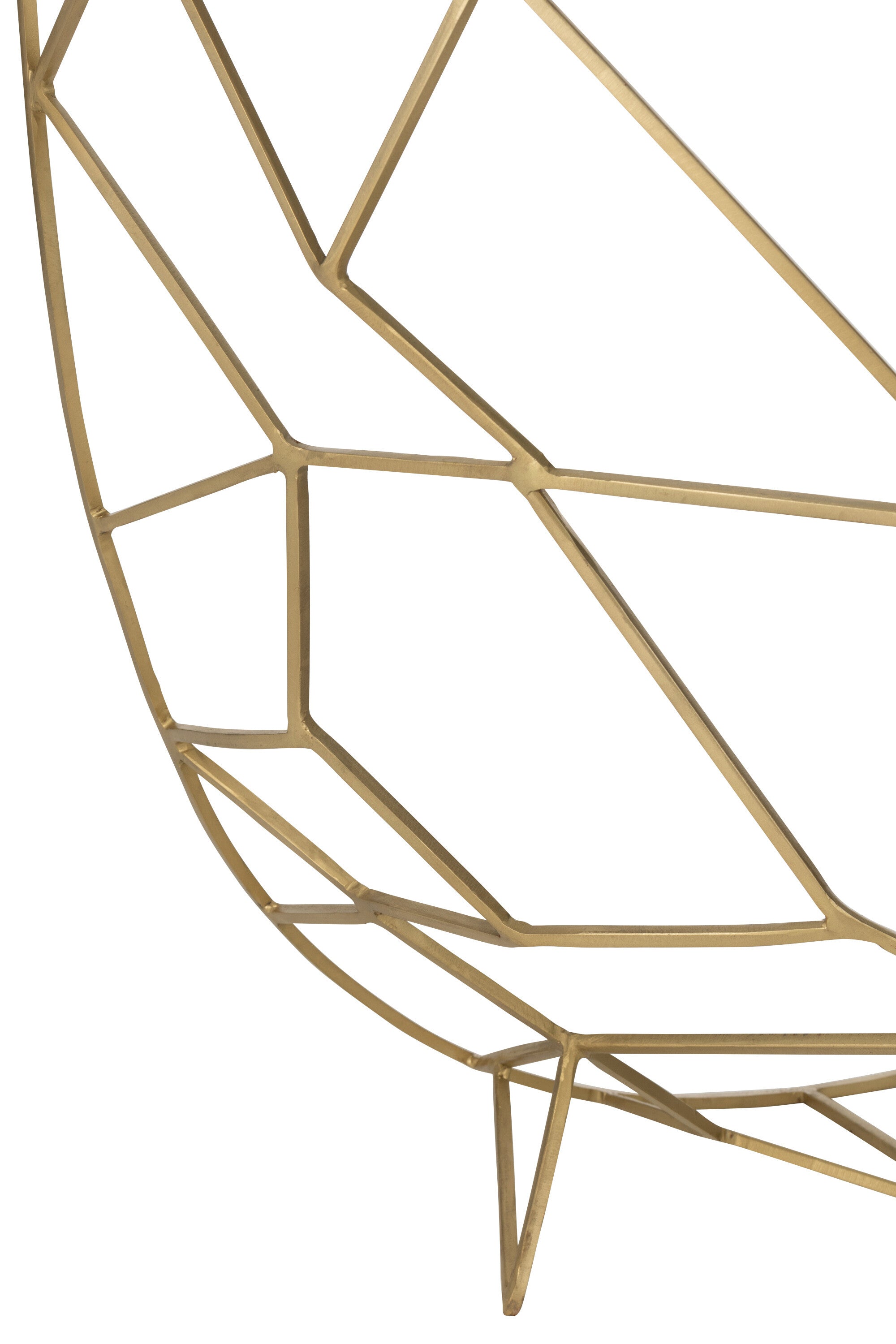 Luxuriöse Konsole Moza aus Metall und Glas in Gold