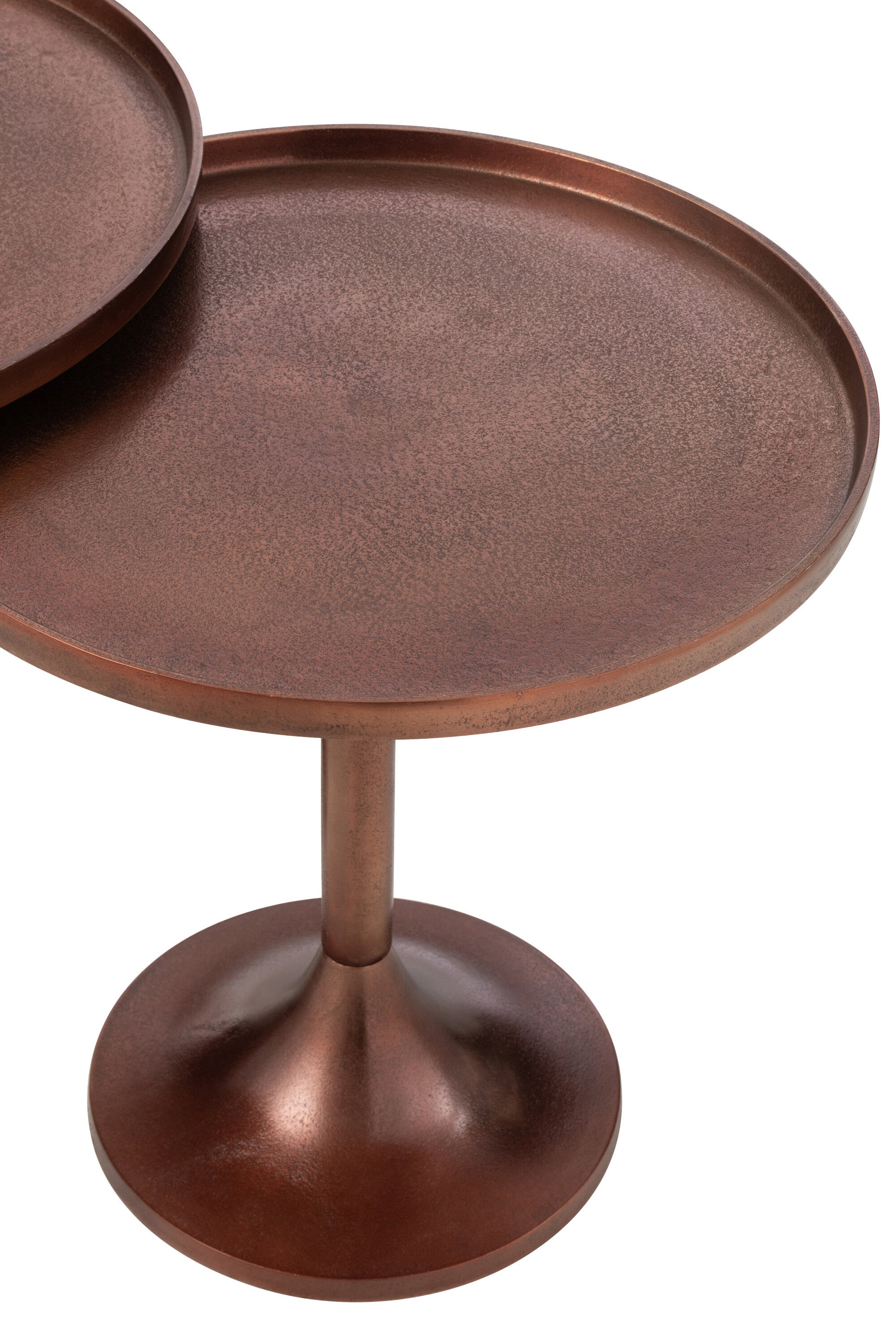 2er-Set Beistelltische - Aluminium Bronze
