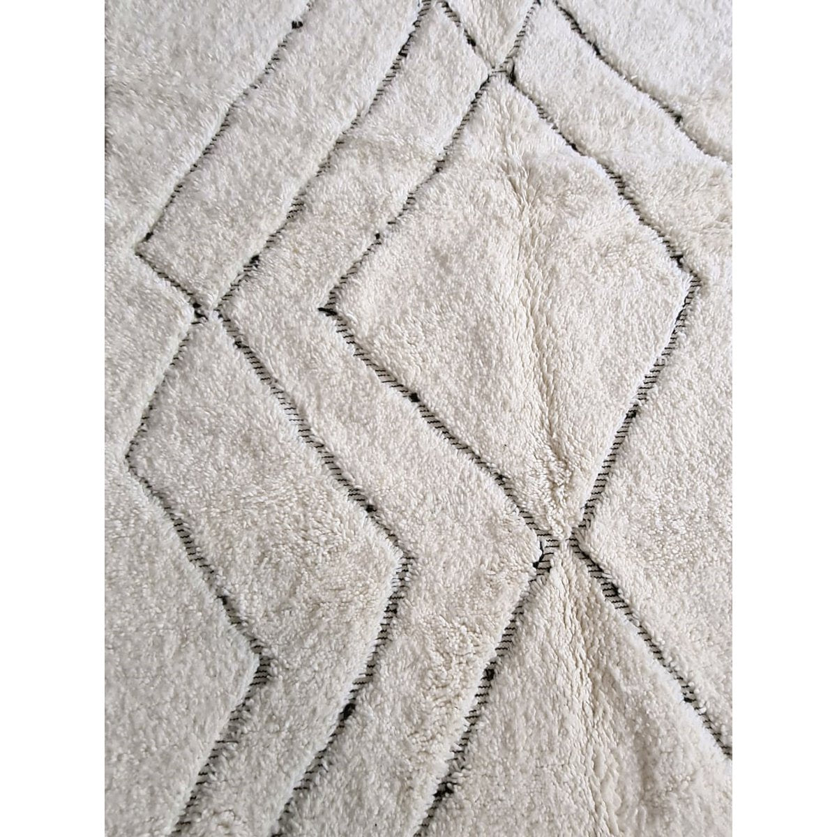 Berberteppich Beni Ouarain reine Wolle 155 x 260 cm