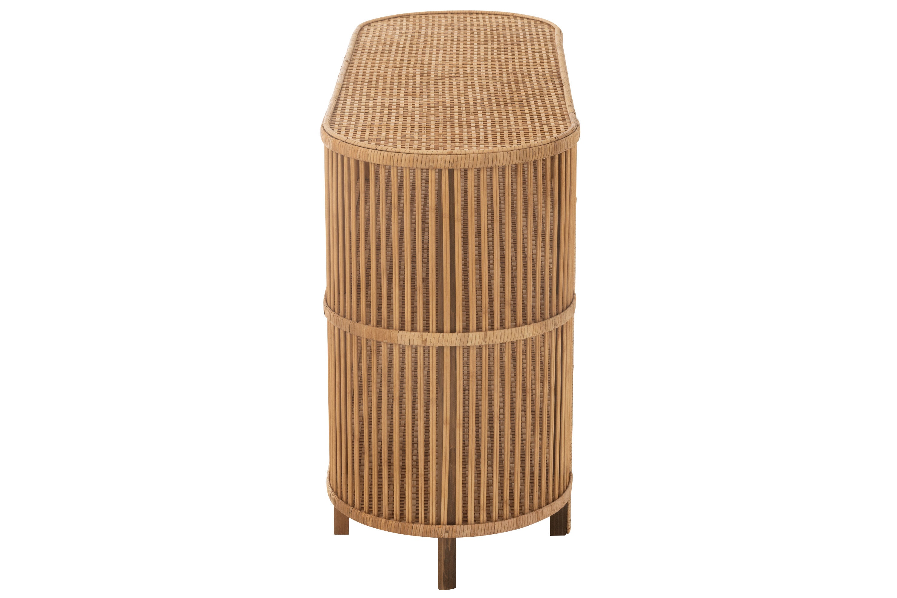Chest of drawers table Exo bamboo rattan natural