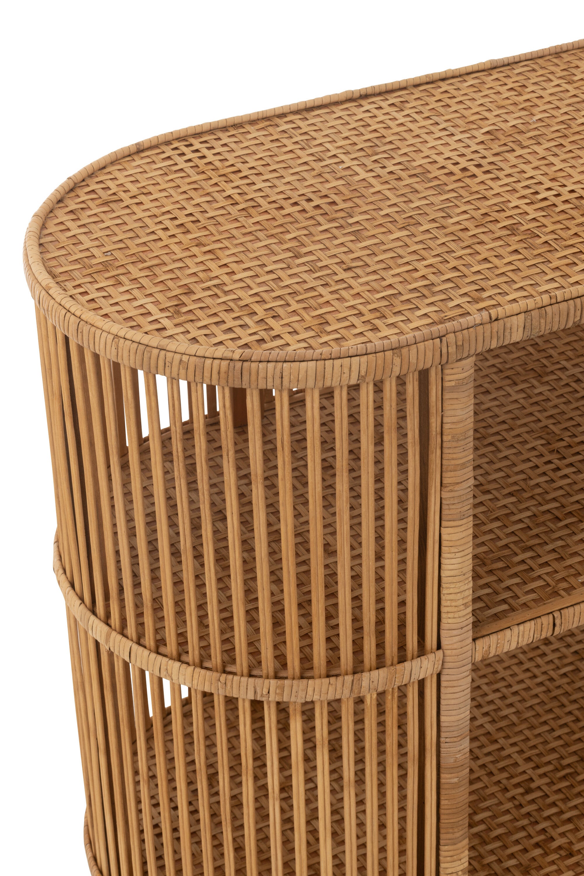 Chest of drawers table Exo bamboo rattan natural