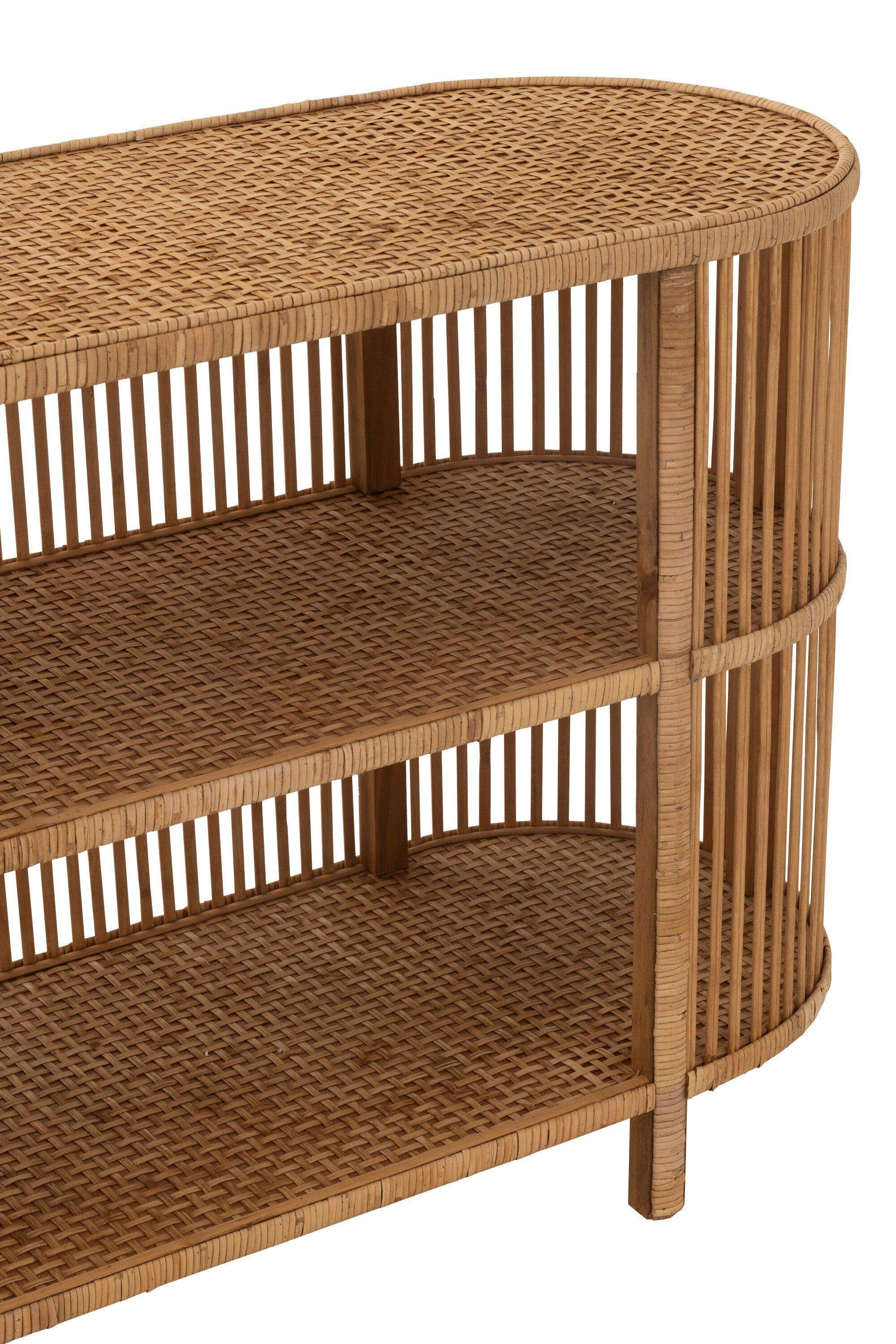 Chest of drawers table Exo bamboo rattan natural