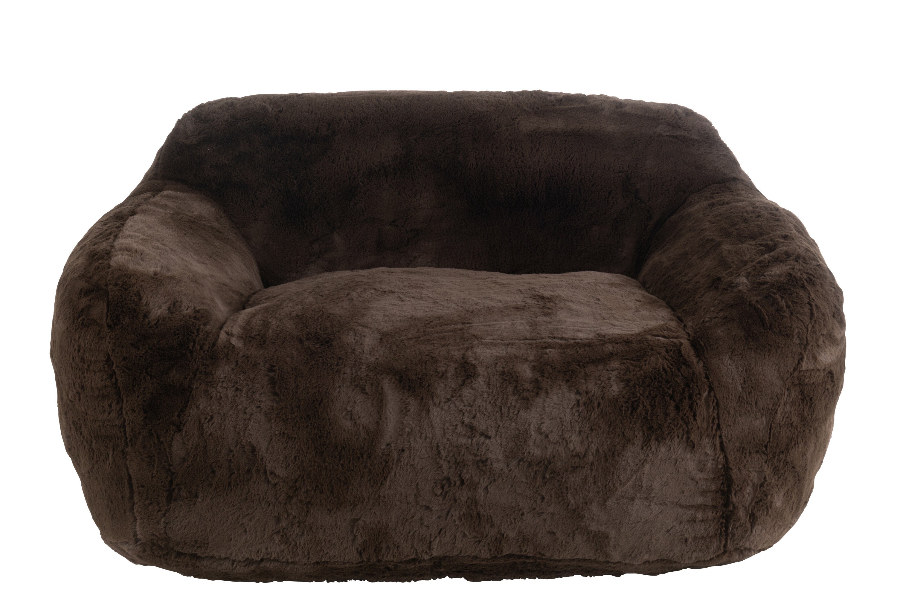 Sofa Cutie Lounge Sessel Braun oder 2 Sitzer Flauschoptik