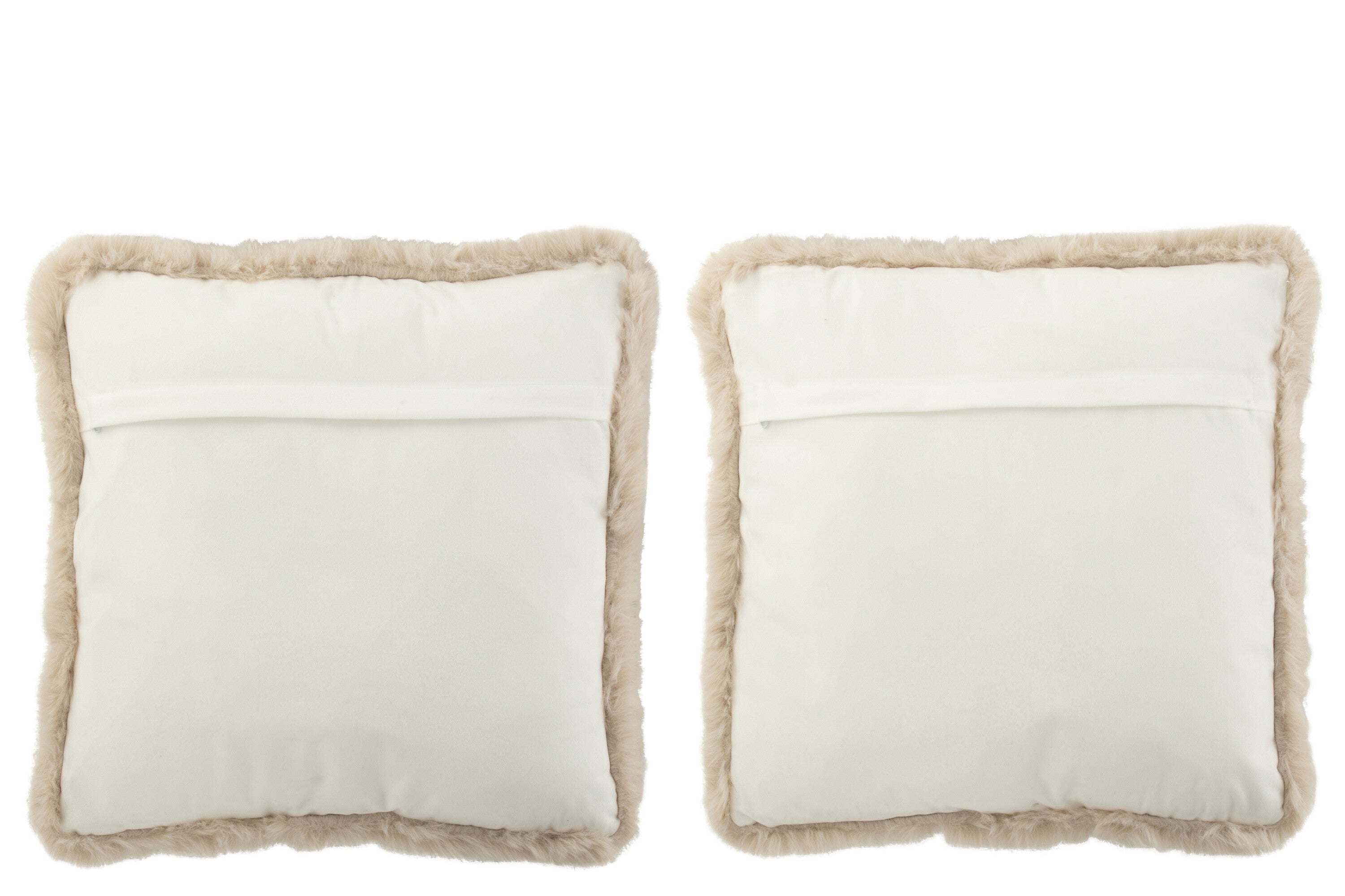 Niedliche Tiermotiv-Kissen im 2er-Set – Katze und Hund – 45x45 cm