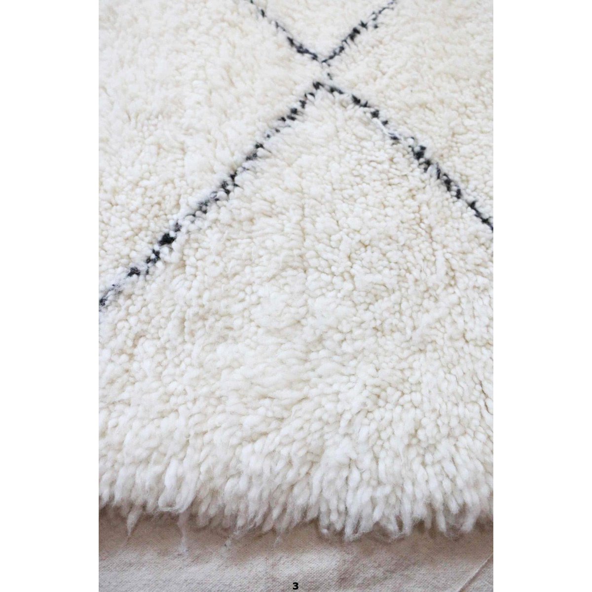 Marokkaner Berber Teppich reine Wolle 196 x 312 cm