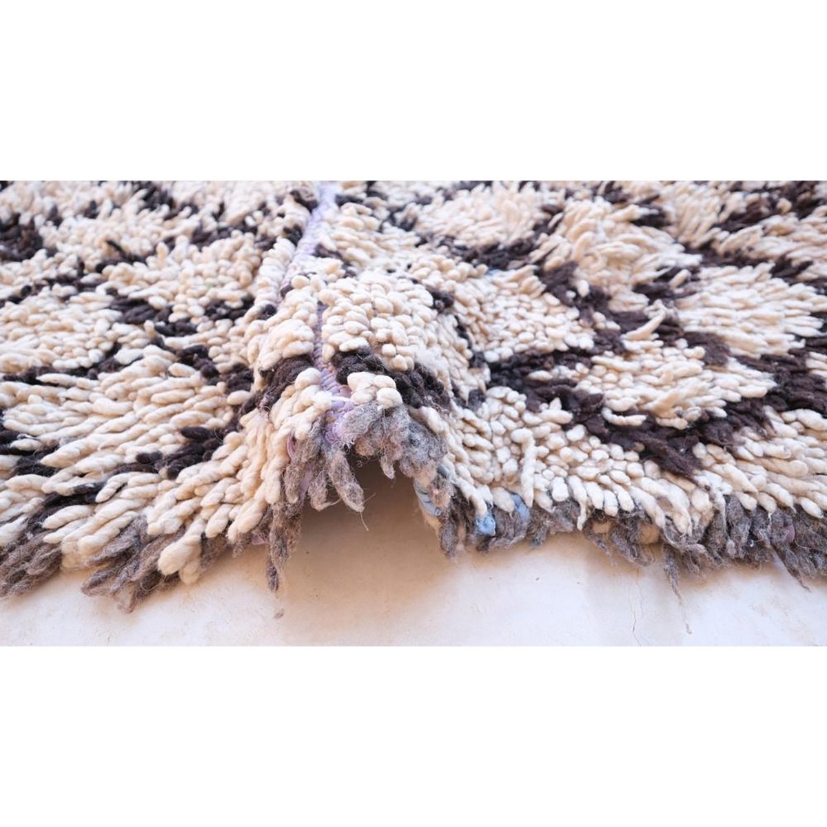 Marokkaner Berberkorridor Teppich reines Woll 73 x 188 cm