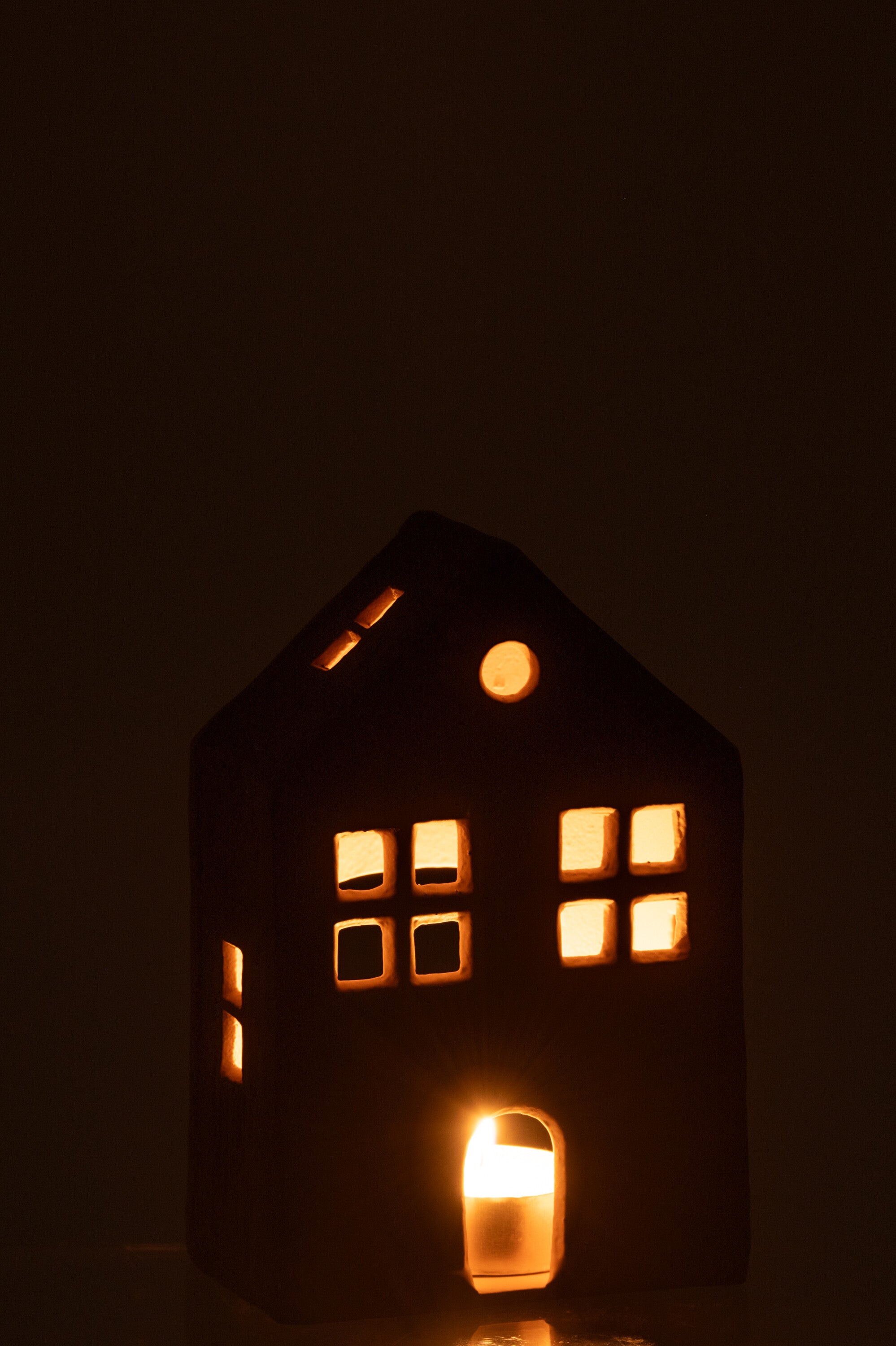 Windlicht Haus Agra Beige Dekohaus Metall Teelichthalter