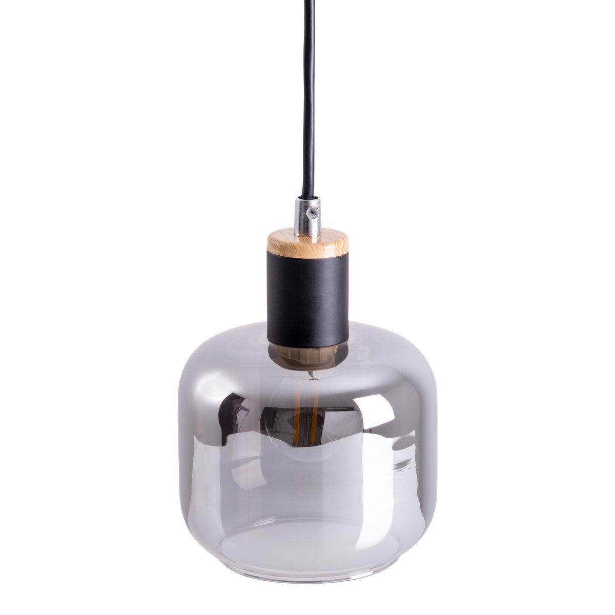 1er Pendelleuchte "FUMOSO", Pendellampe aus Metall