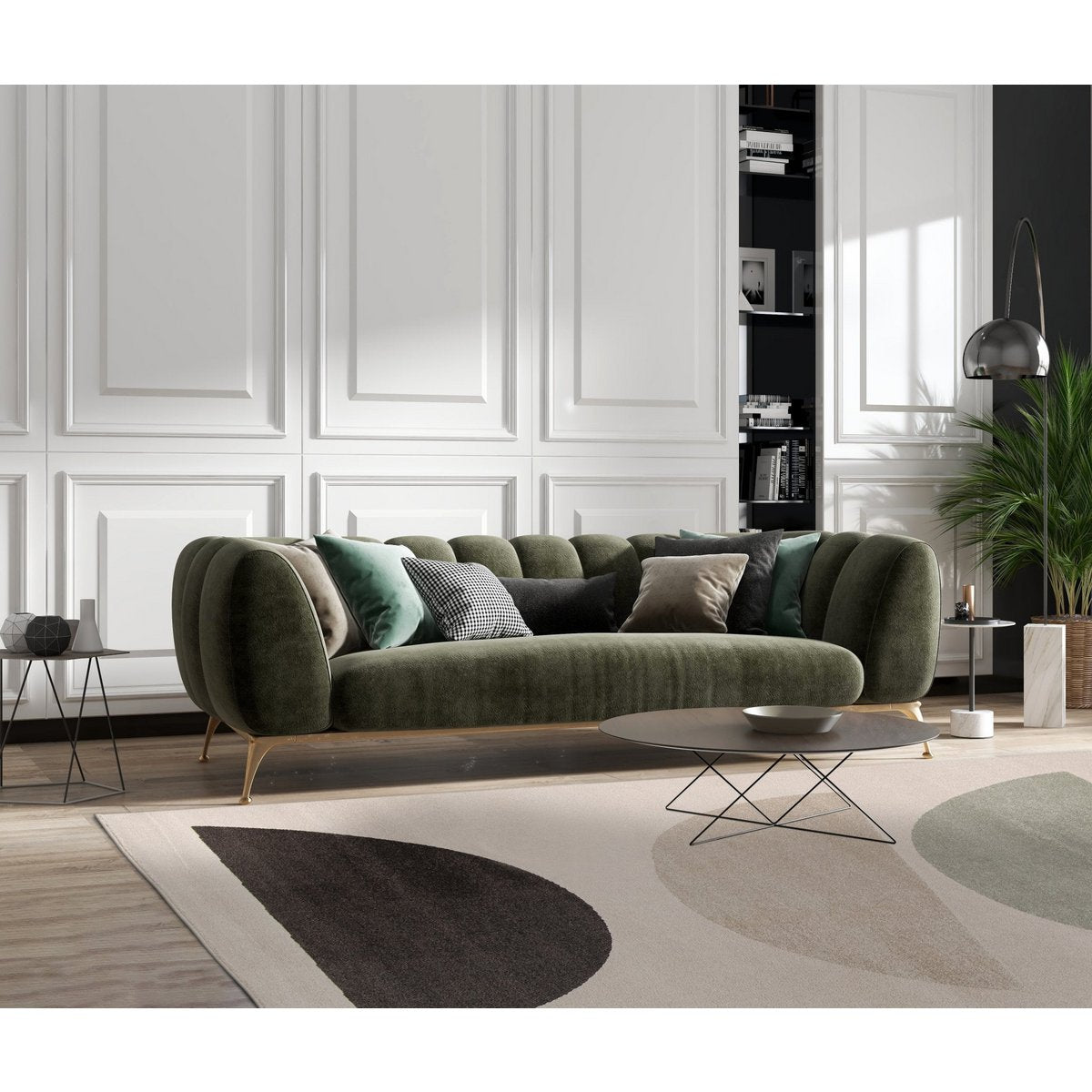 Superweicher, sehr grafischer Teppich SONIA