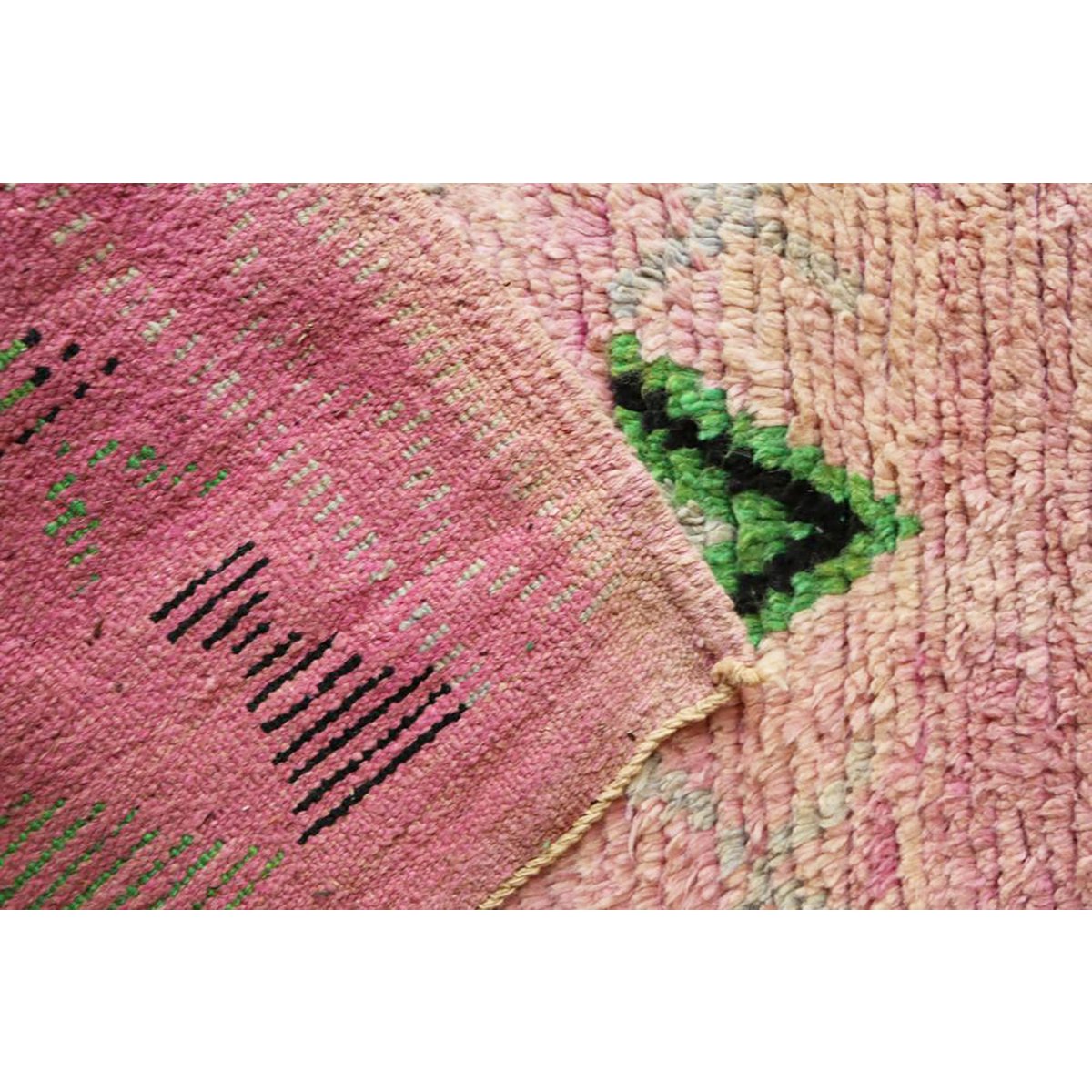 Marokkaner Berberkorridor Teppich reines Woll 81 x 389 cm