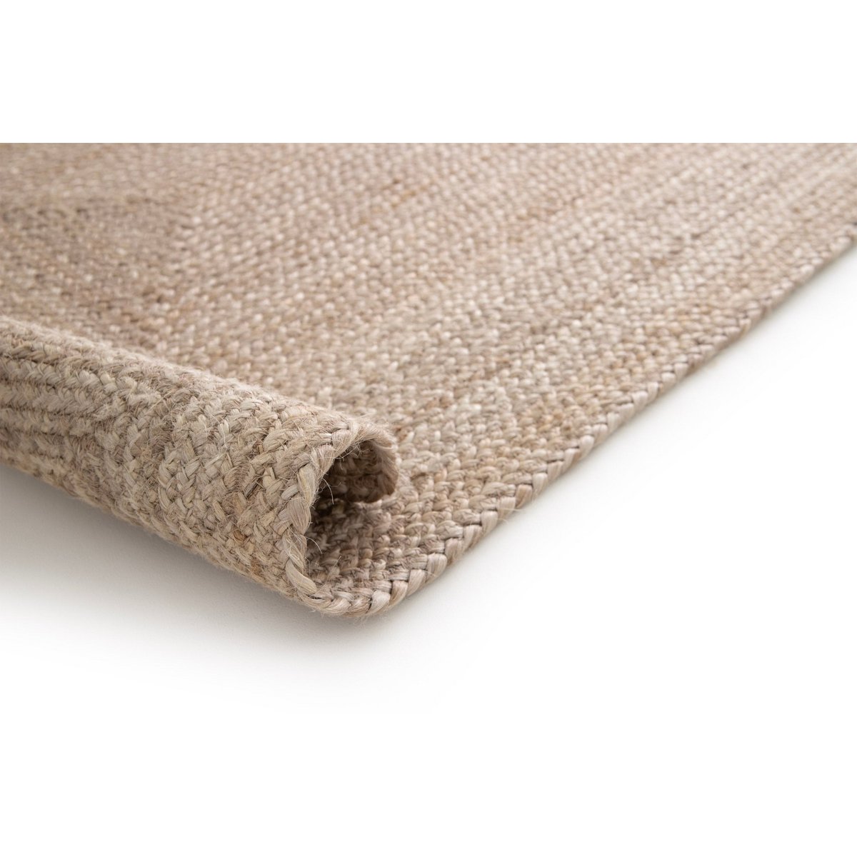 Indira handgefertigter geflochtener Jute -Teppich