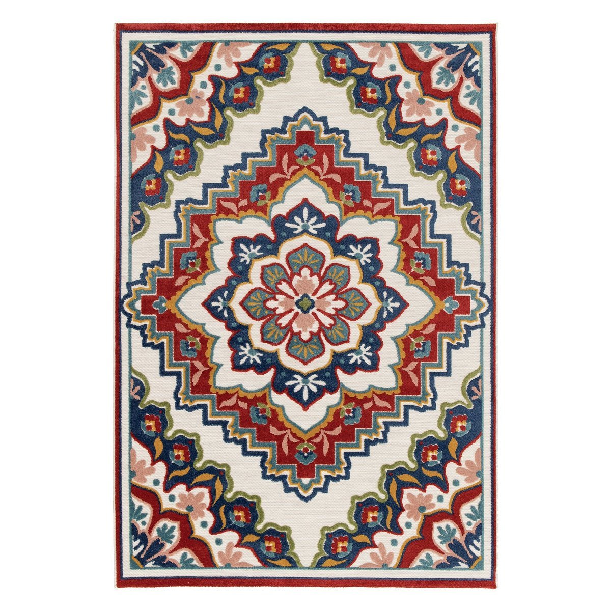 Teppich -Teppichweber und Dahlia -Gericht