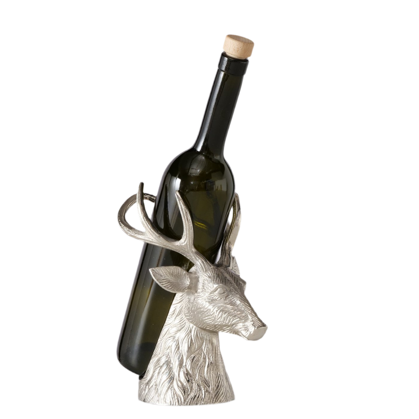 Exquisite bottle carrier Claudius with deer head design