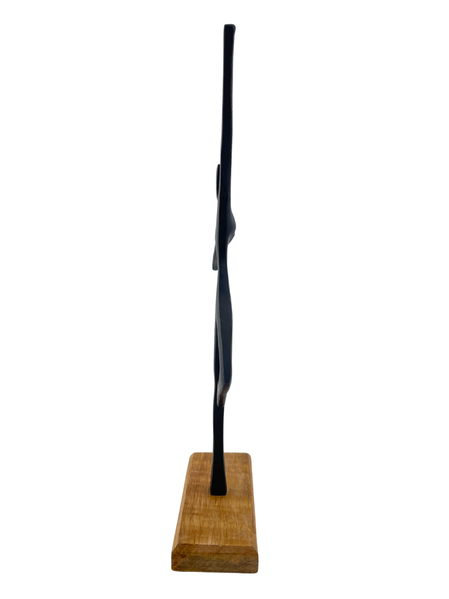 Tanzimpuls – Dynamische Skulptur in Schwarz Höhe 45.5cm