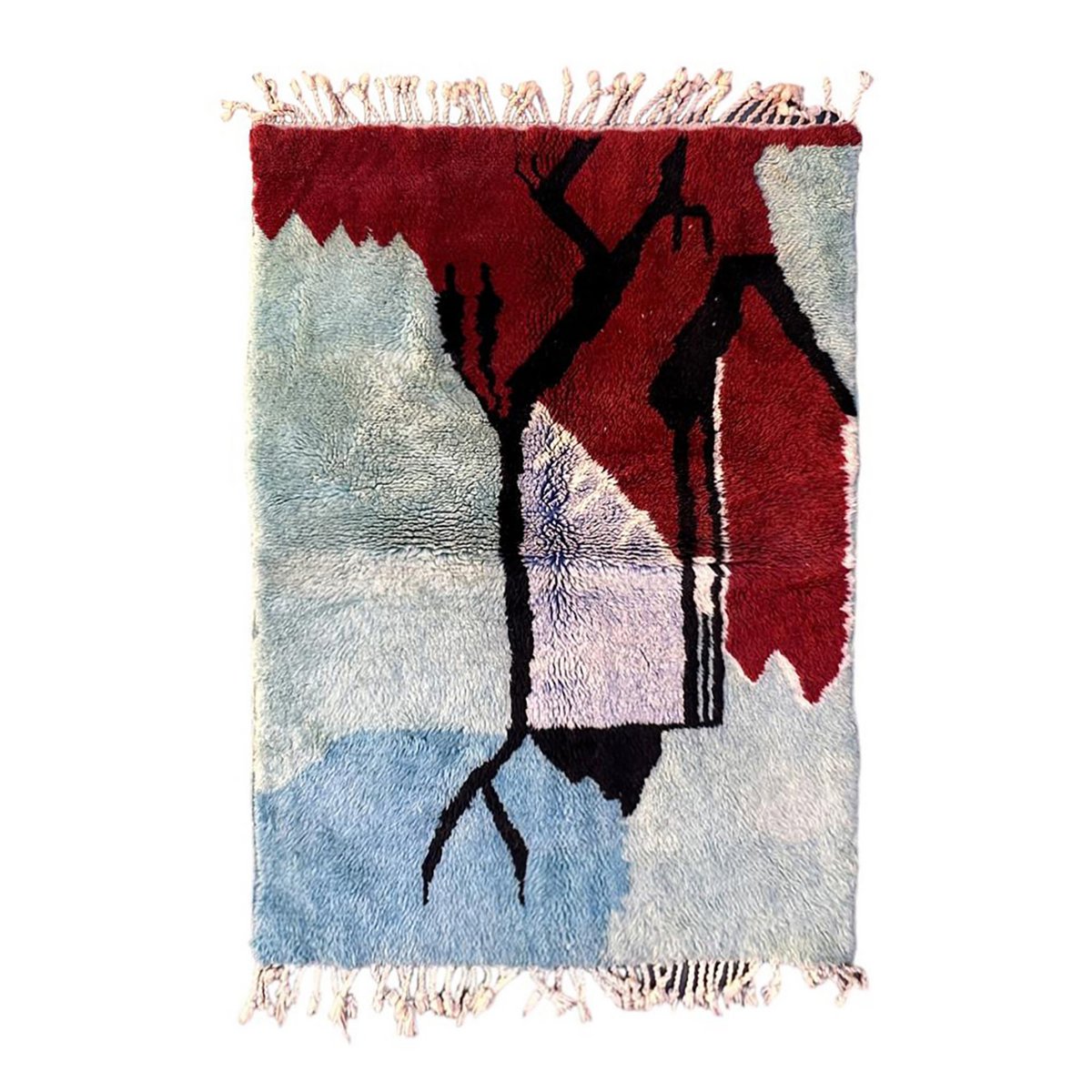 Berber -Wollteppich von M'Rut 120 x 177 cm